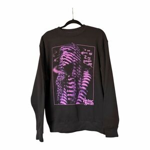 Taylor Swift Midnights Just Want to Stay Eras Tour Black Crewneck Sweatshirt